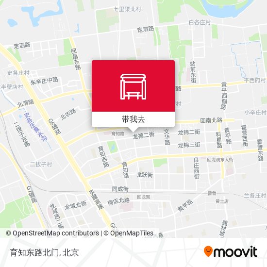 育知东路北门地图