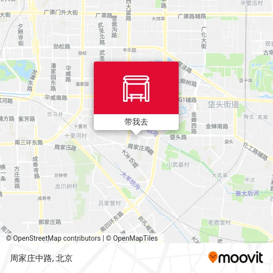 周家庄中路地图