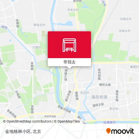 金地格林小区地图