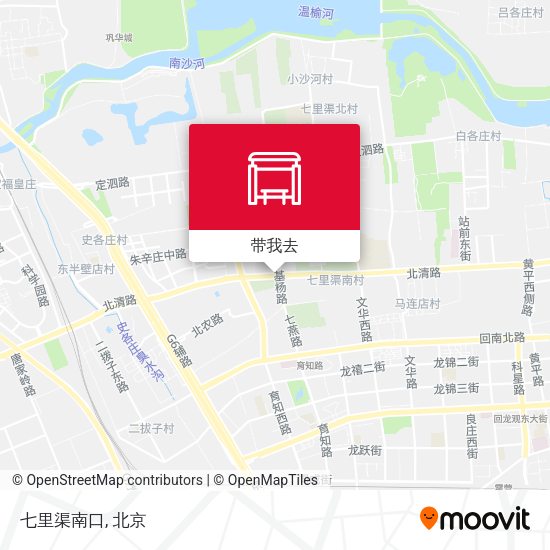 七里渠南口地图