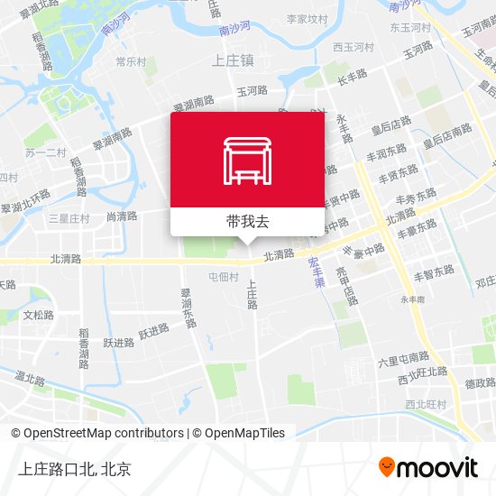 上庄路口北地图