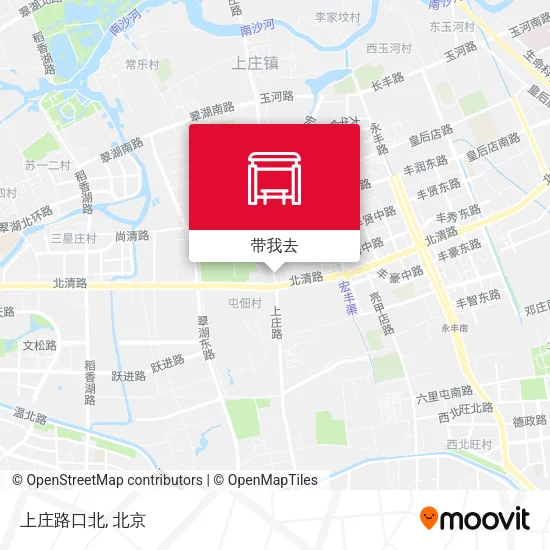 上庄路口北地图