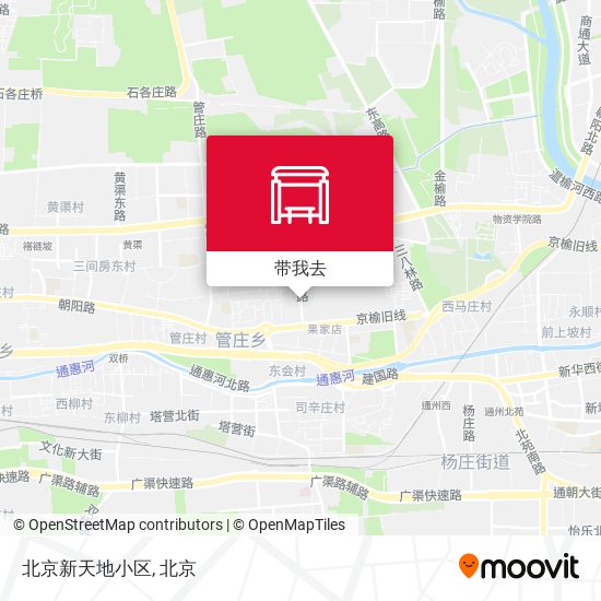 北京新天地小区地图