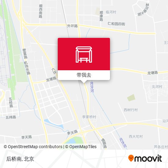 后桥南地图