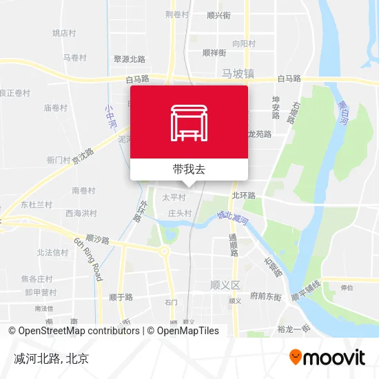 减河北路地图