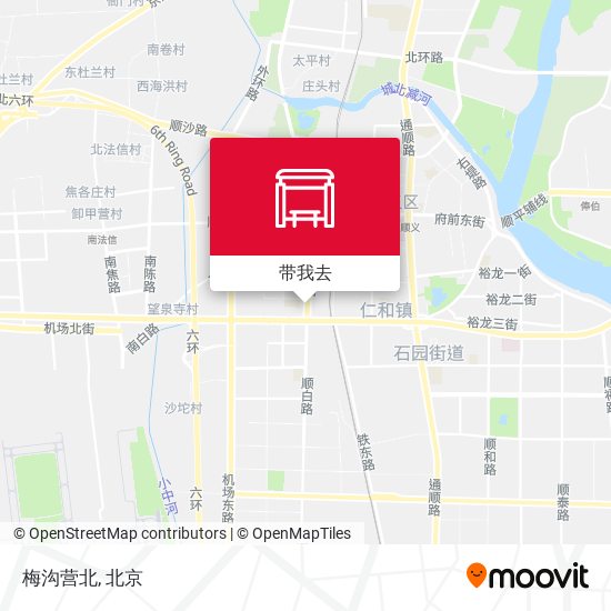 梅沟营北地图