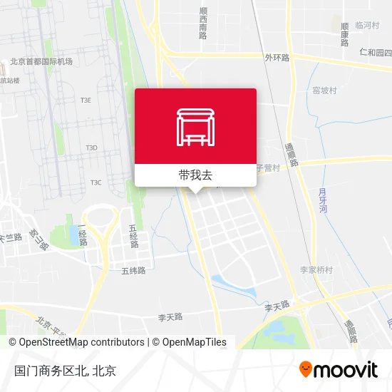 国门商务区北地图