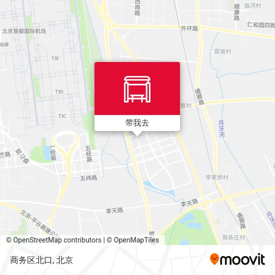 商务区北口地图