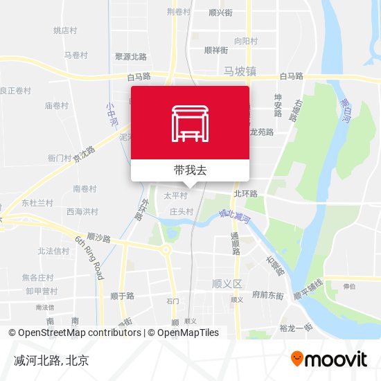 减河北路地图