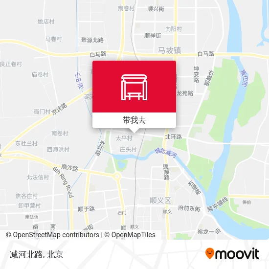 减河北路地图