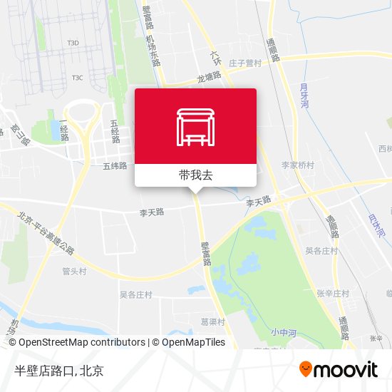 半壁店路口地图