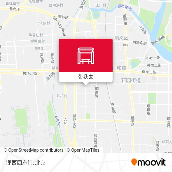 澜西园东门地图