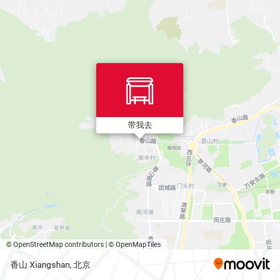 香山 Xiangshan地图