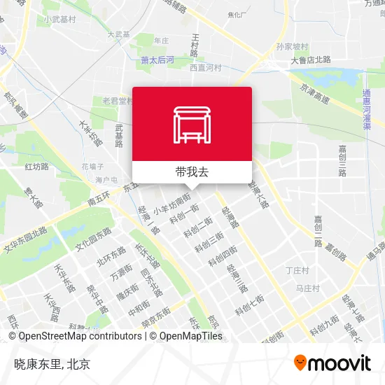 晓康东里地图