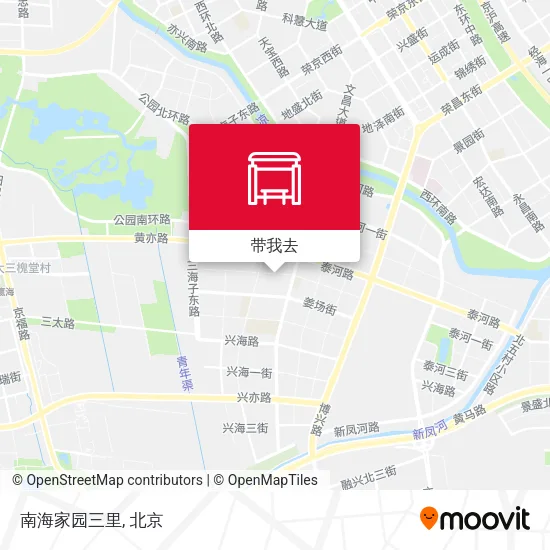 南海家园三里地图