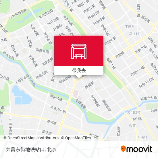 荣昌东街地铁站口地图
