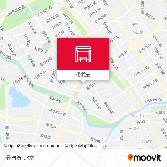 景园街地图