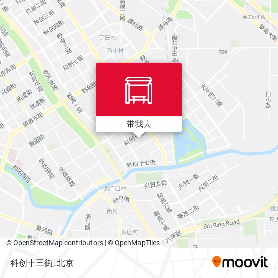 科创十三街地图