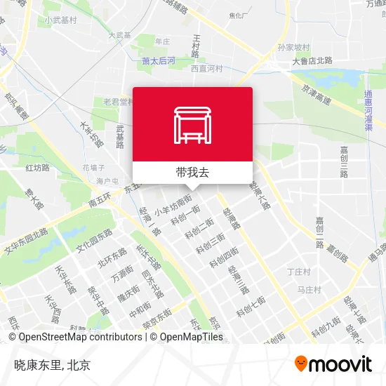 晓康东里地图