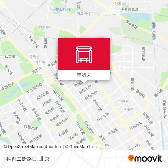 科创二街路口地图