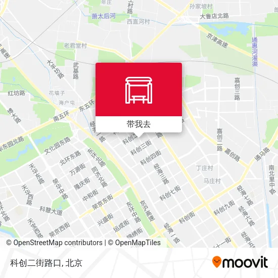 科创二街路口地图