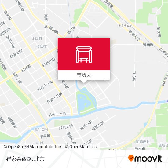 崔家窑西路地图