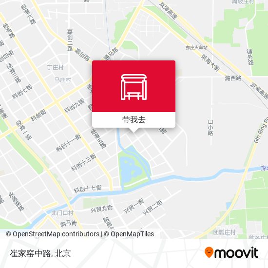 崔家窑中路地图