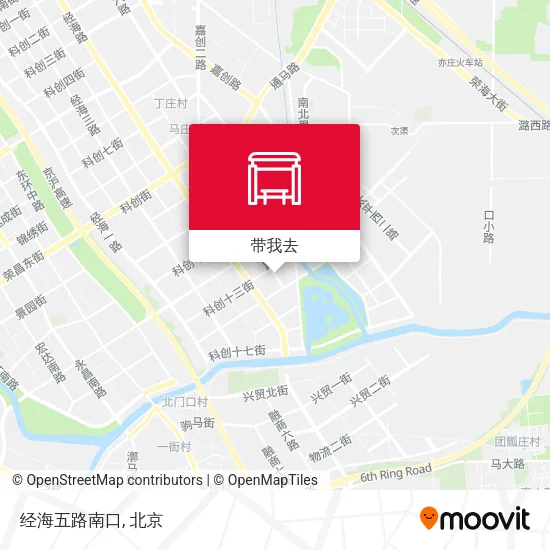 经海五路南口地图