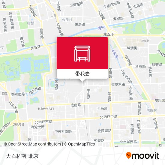 大石桥南地图