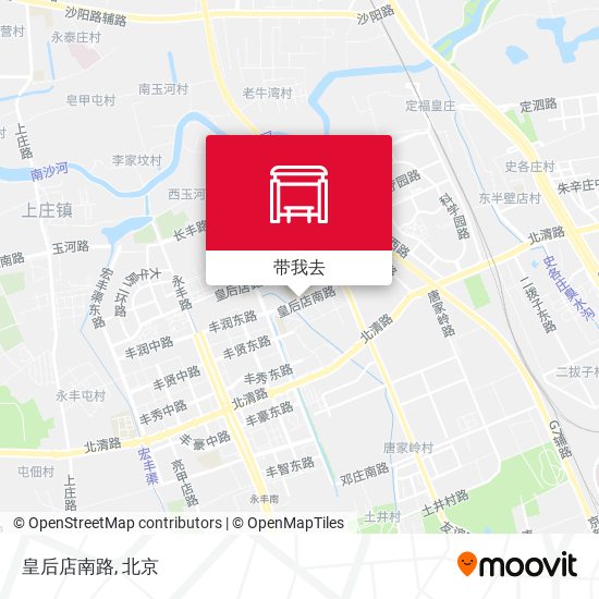 皇后店南路地图