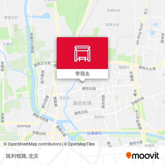 陈列馆路地图