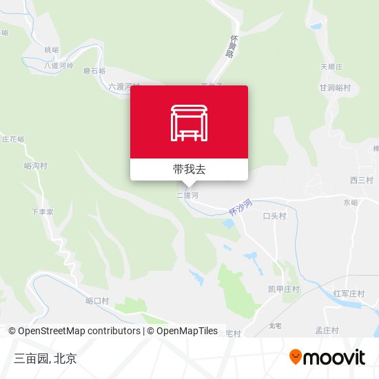 三亩园地图