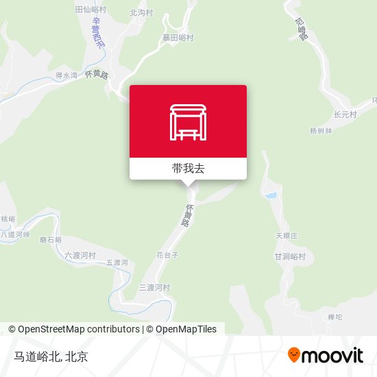 马道峪北地图