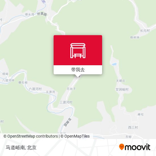 马道峪南地图