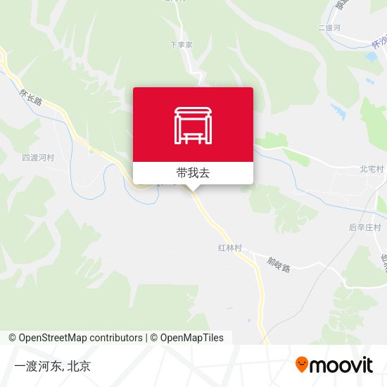 一渡河东地图
