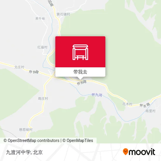 九渡河中学地图