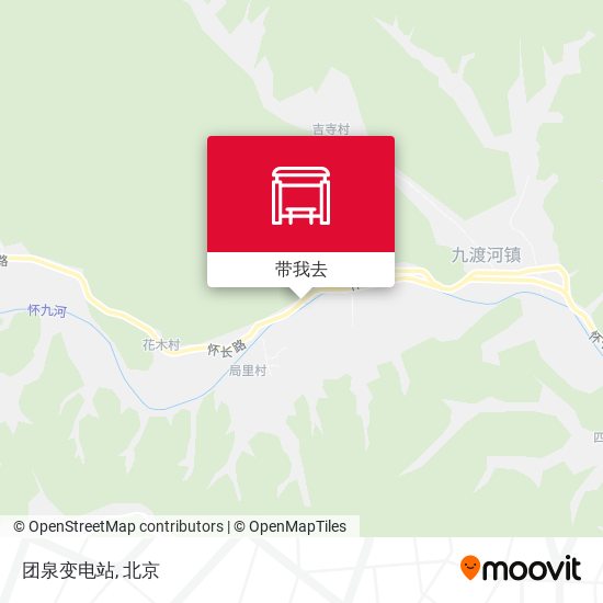 团泉变电站地图