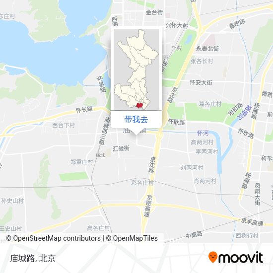 庙城路地图