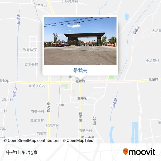 牛栏山东地图