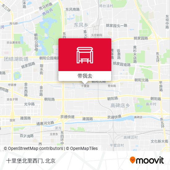 十里堡北里西门地图