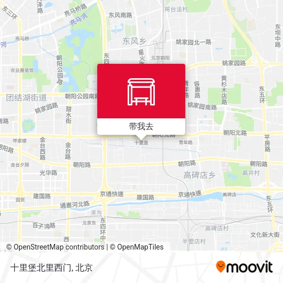 十里堡北里西门地图