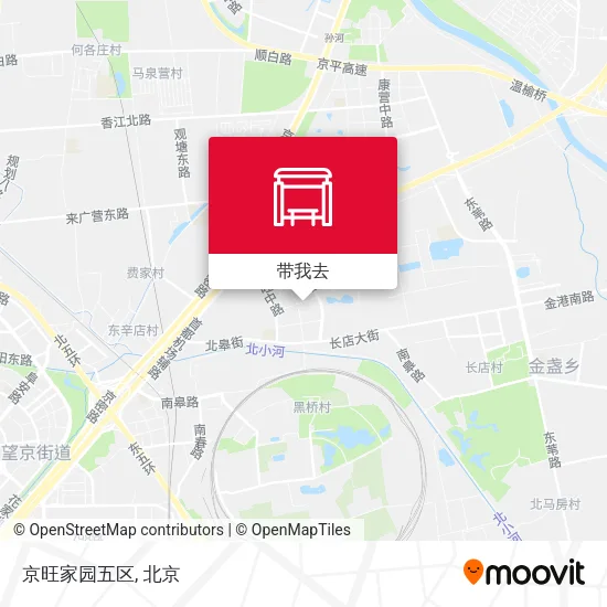 京旺家园五区地图