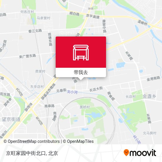 京旺家园中街北口地图