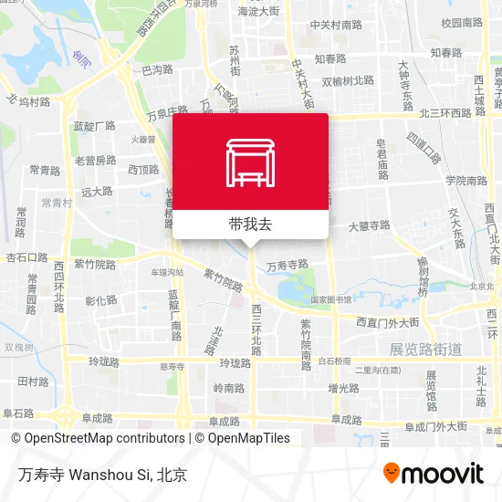 万寿寺 Wanshou Si地图