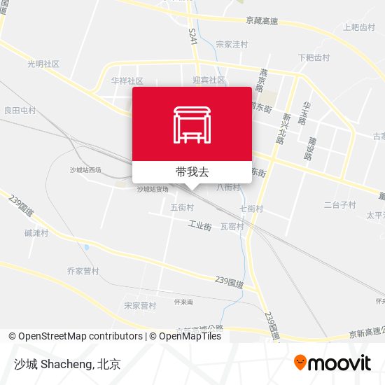 沙城 Shacheng地图
