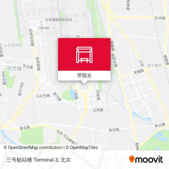 三号航站楼  Terminal 3地图