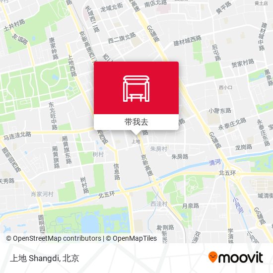 上地 Shangdi地图