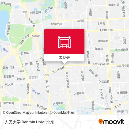 人民大学 Renmin Univ.地图