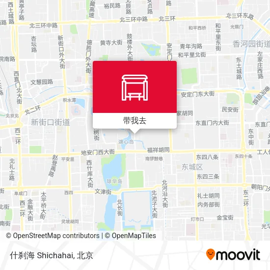 什刹海 Shichahai地图
