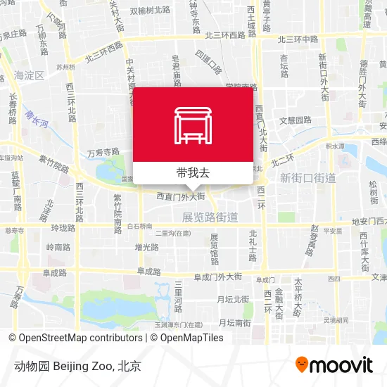 动物园 Beijing Zoo地图